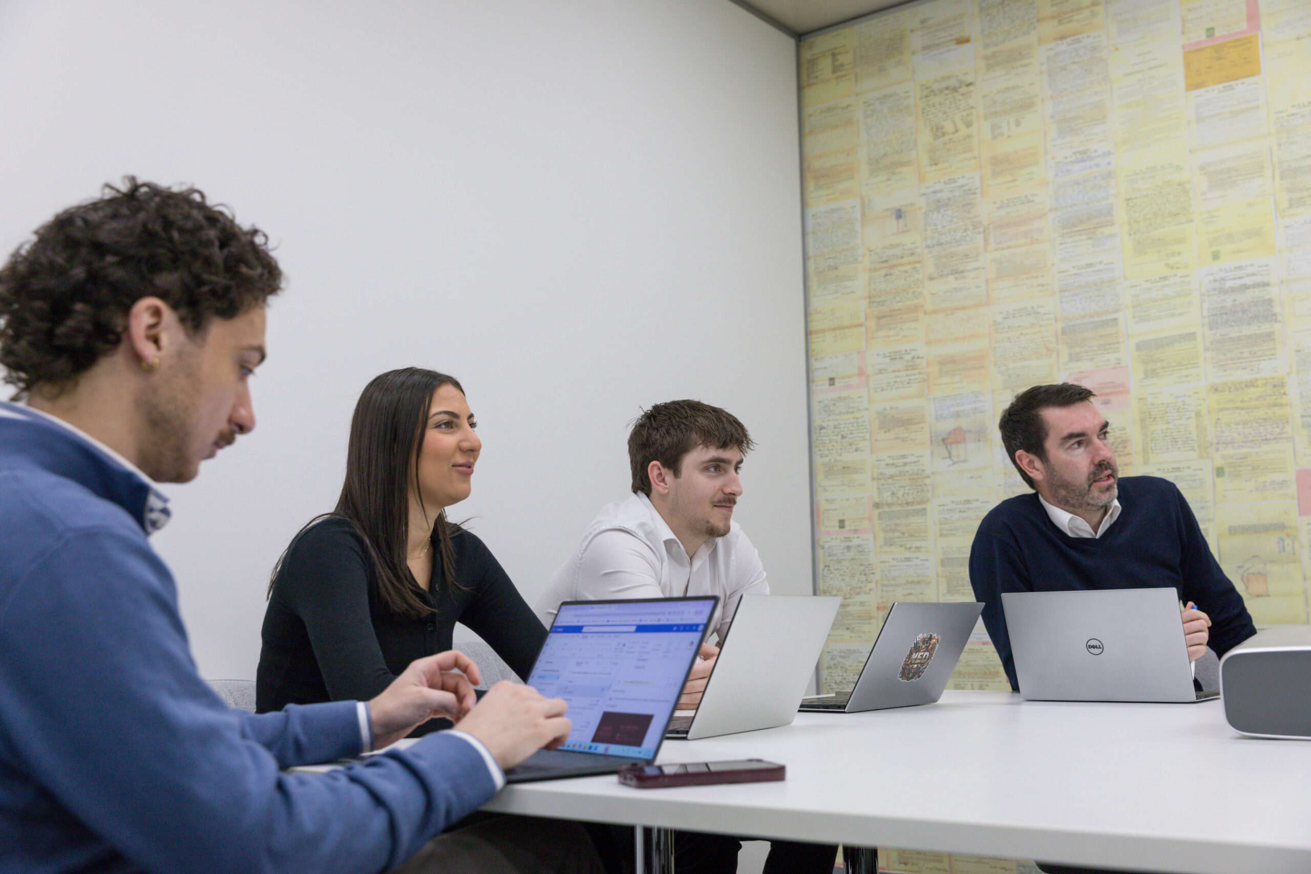 Wood Property team discussing apartment property management in Melbourne